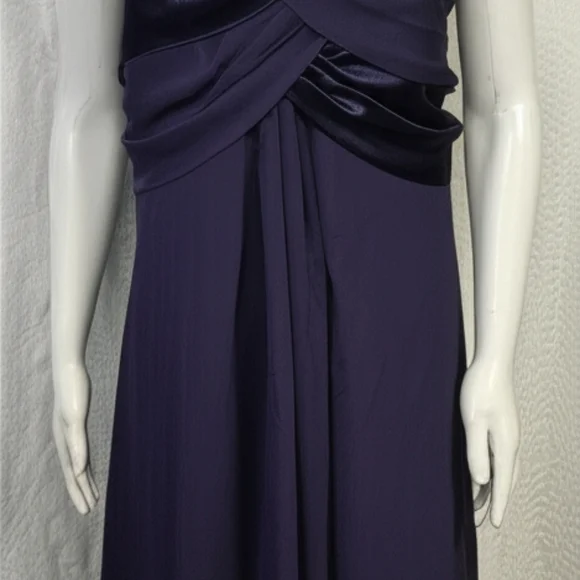David's Bridal Strapless, Purple/Eggplant Dress, 16, NWT✔️ - Picture 5 of 15